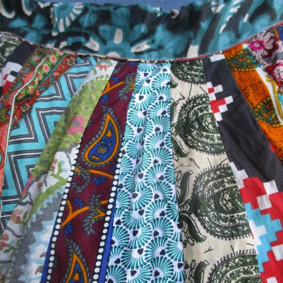 JADED GYPSY ~ AROUND THE WORLD SKIRT ~ FREE SIZE ~ ADJUSTABLE ~ XS to X… - Picture 6 of 15